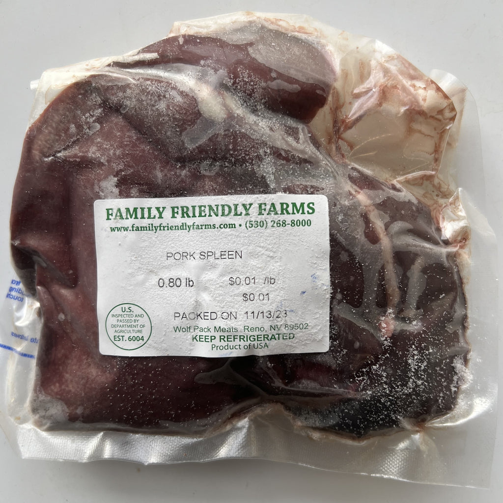 Pork Spleen (0.8 lbs) - Family Friendly Farms Grass Fed and Pasture Raised Meats