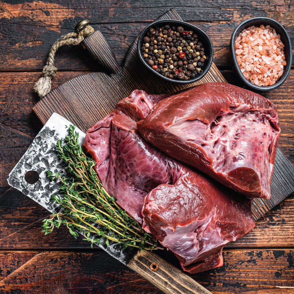 Beef Heart (1.6 lbs) - Family Friendly Farms Grass Fed and Pasture Raised Meats