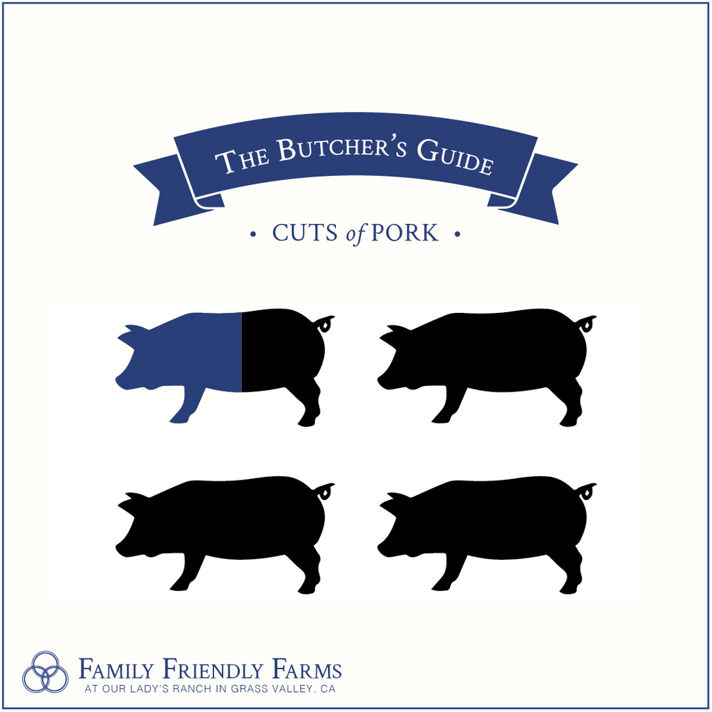 20 Ib Pork Share (1/8) - Family Friendly Farms Grass Fed and Pasture Raised Meats