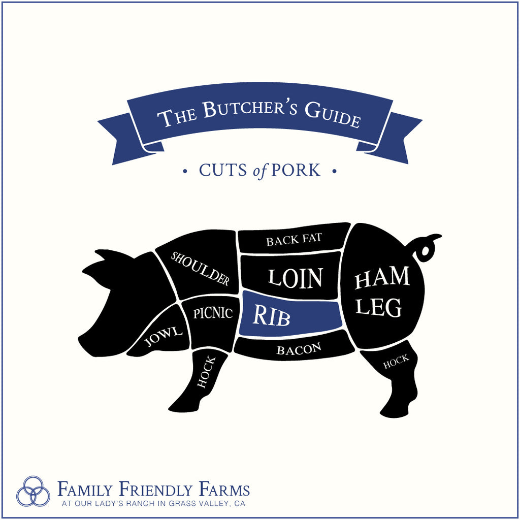 Baby Back Ribs (2.1 lbs) - Family Friendly Farms Grass Fed and Pasture Raised Meats