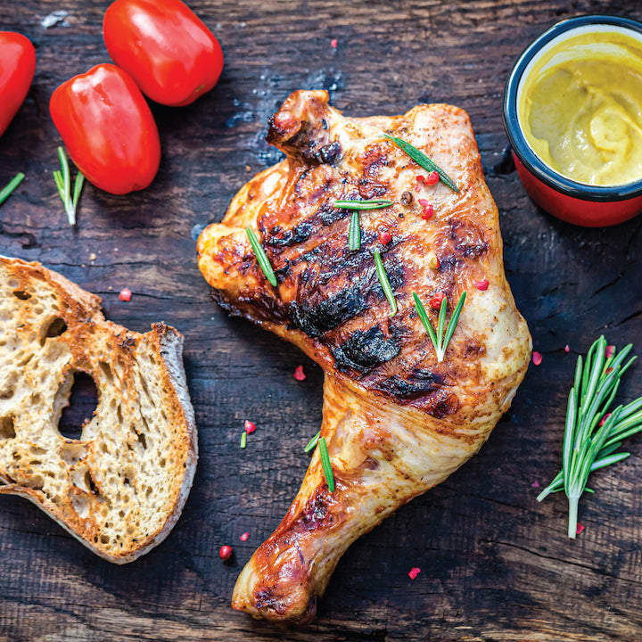 Grilled Whole Chicken Leg Recipe