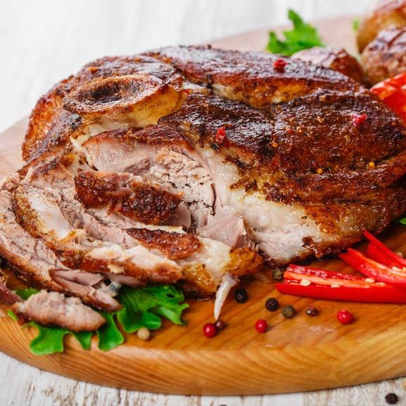 Oven Roasted Pork Shoulder Roast with Veggies