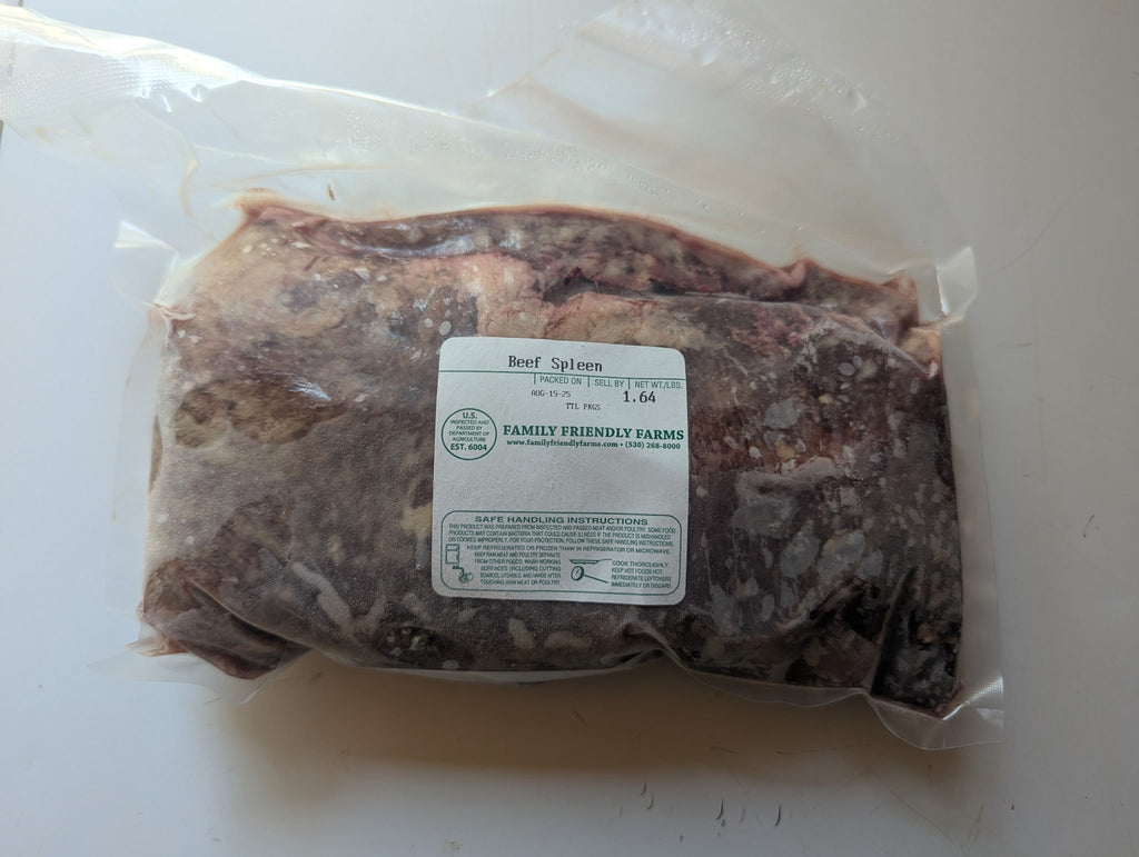 Beef Spleen (1.5 lbs) - Family Friendly Farms Grass Fed and Pasture Raised Meats