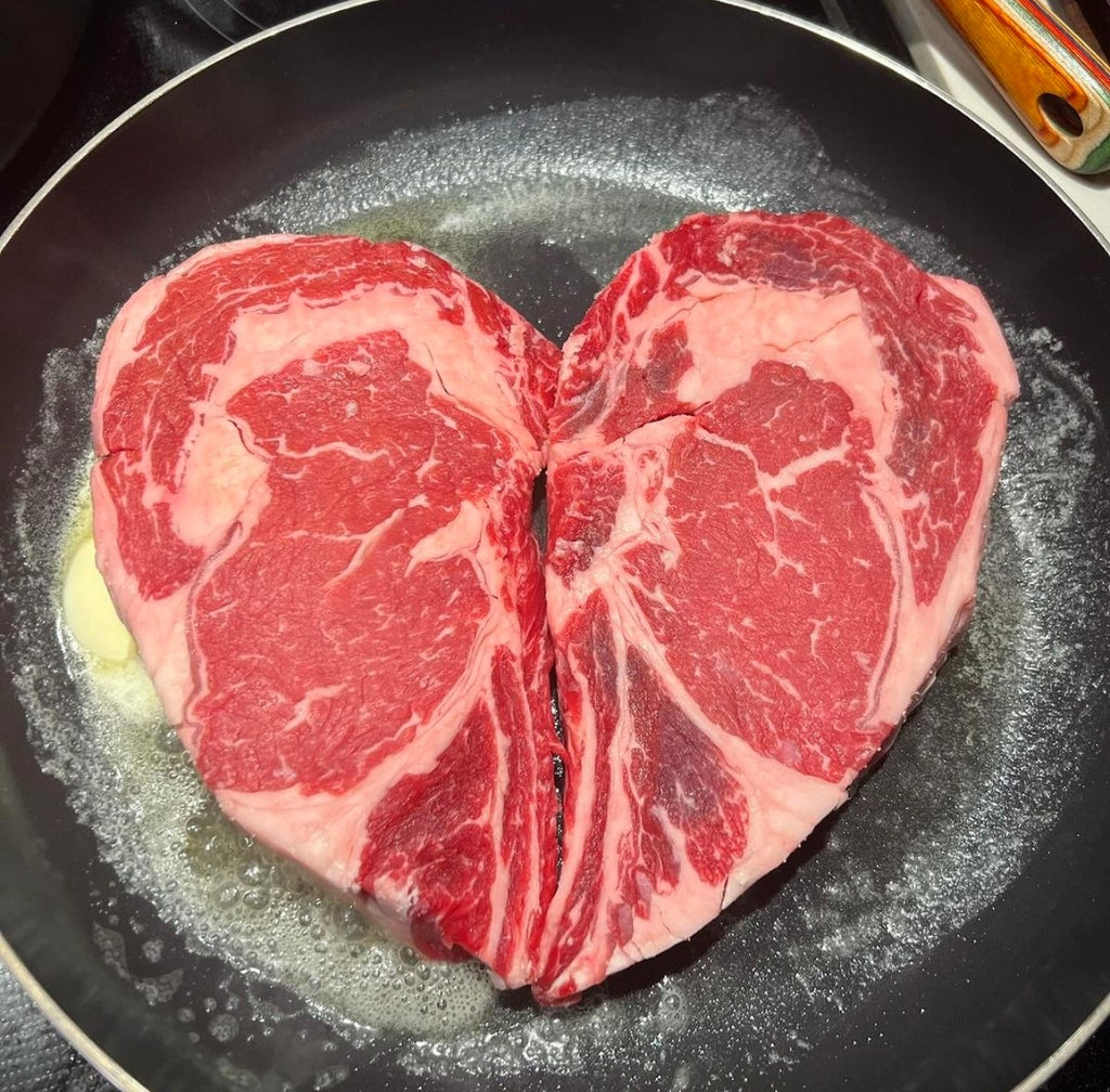 Bone-In Ribeye Steak Pack (2.2 lb) - Family Friendly Farms Grass Fed and Pasture Raised Meats