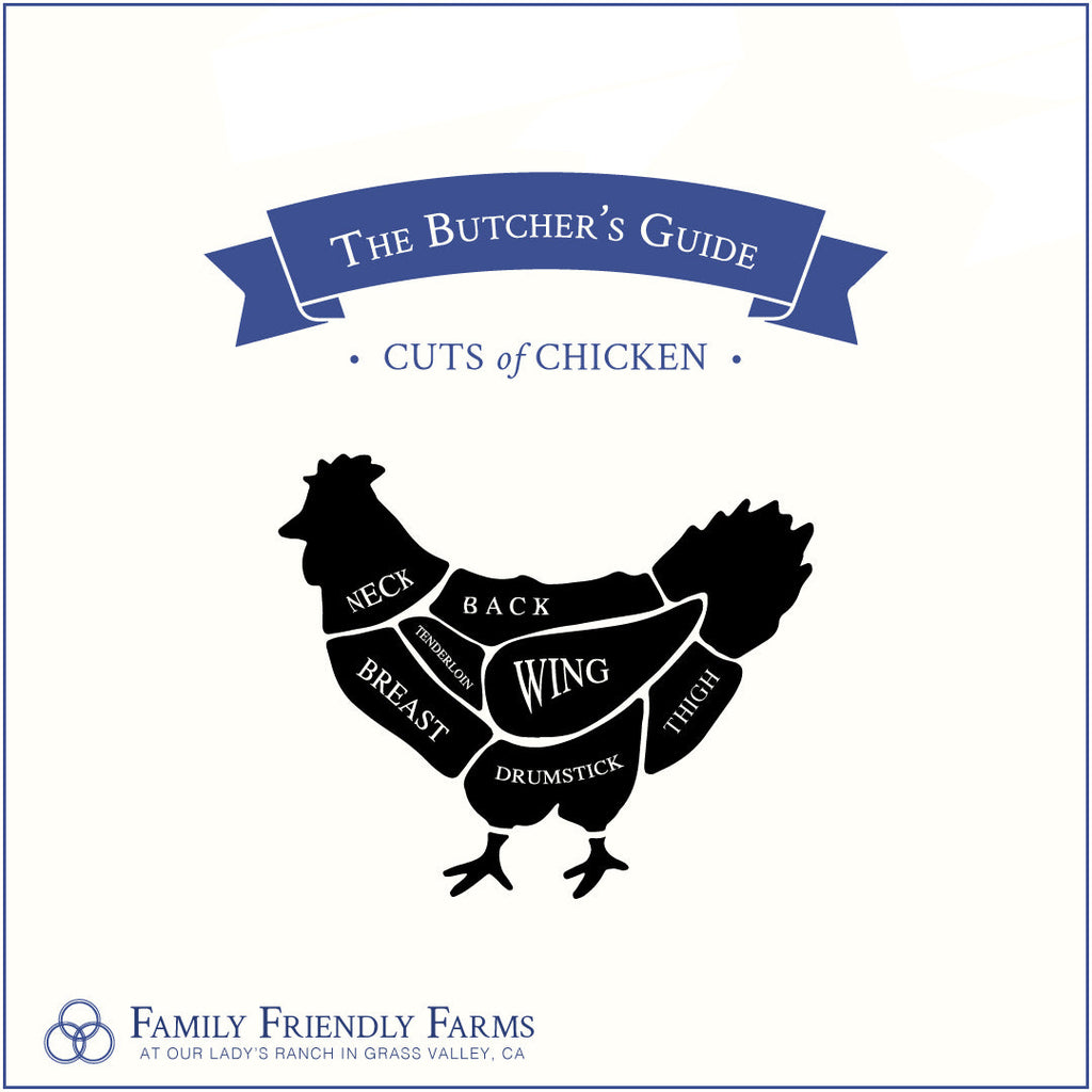 Medium Whole Chicken (4.25 lbs) - Family Friendly Farms Grass Fed and Pasture Raised Meats