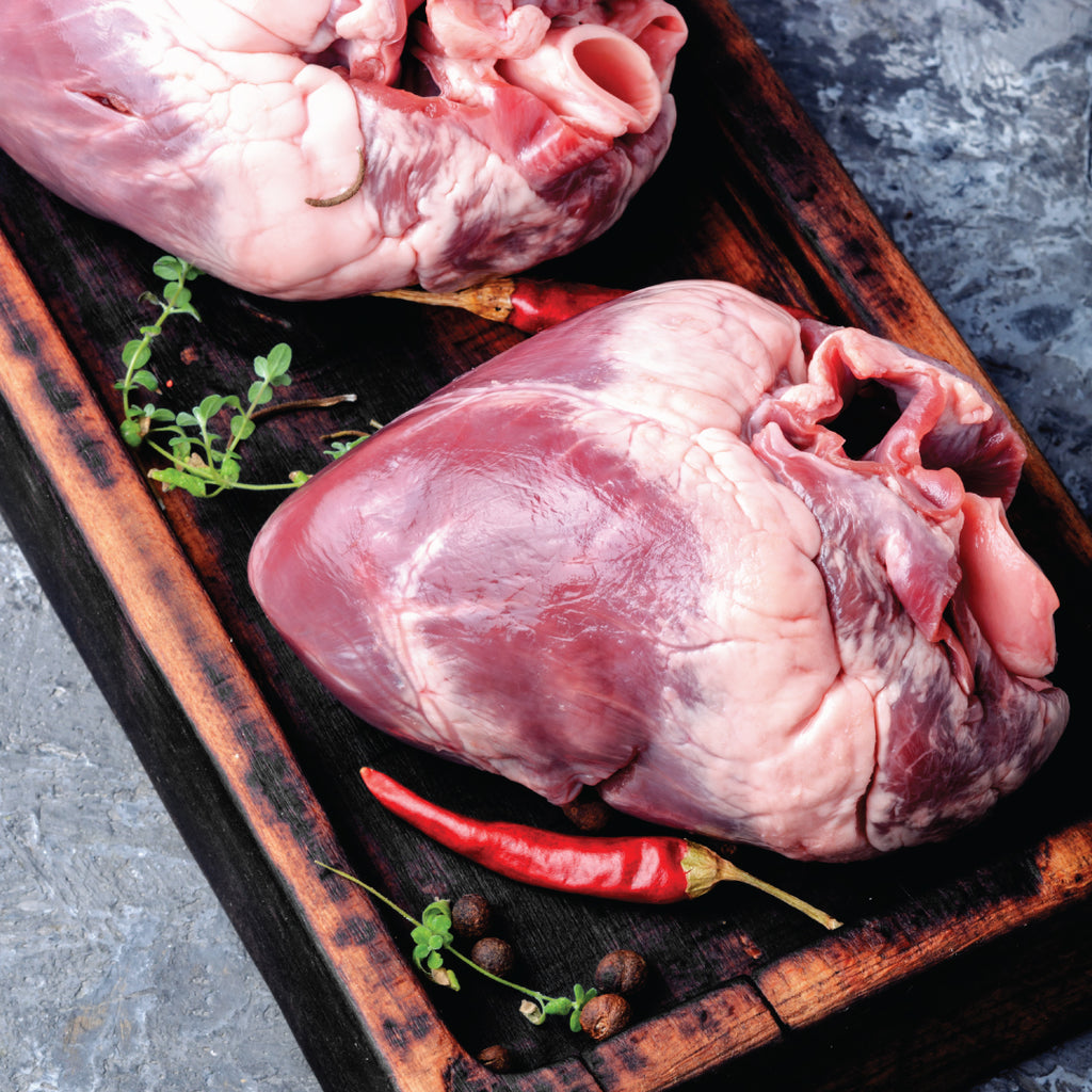 Pork Heart (1.2 lbs) - Family Friendly Farms Grass Fed and Pasture Raised Meats