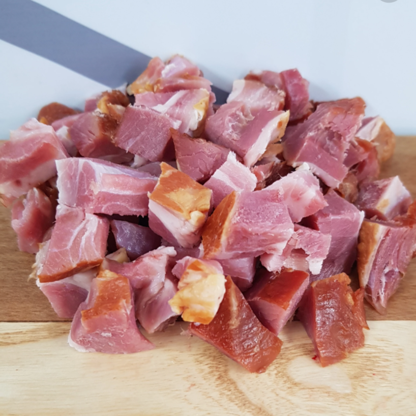 Natural Smoked Bacon Ends (2.0 lbs) - Family Friendly Farms Grass Fed and Pasture Raised Meats