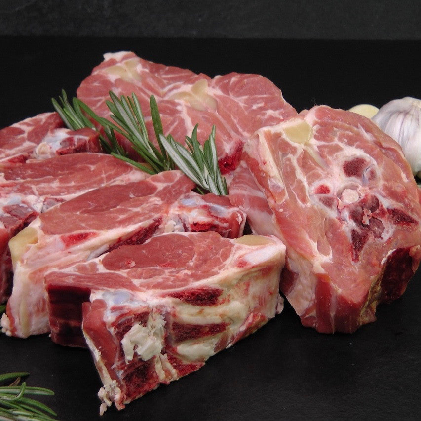 Lamb Neck Slices (4 lbs) - Family Friendly Farms Grass Fed and Pasture Raised Meats