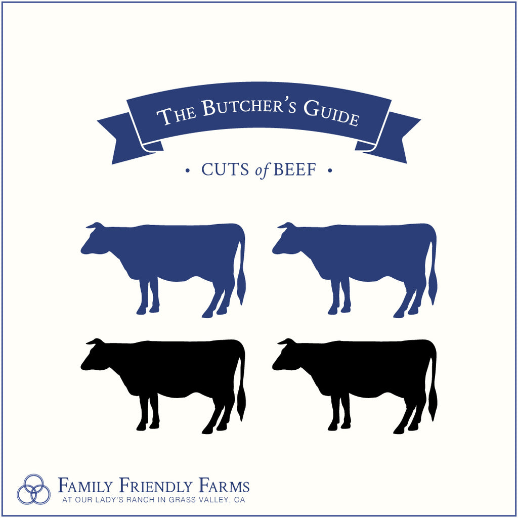 200 lb Beef Share (1/2) - Family Friendly Farms Grass Fed and Pasture Raised Meats